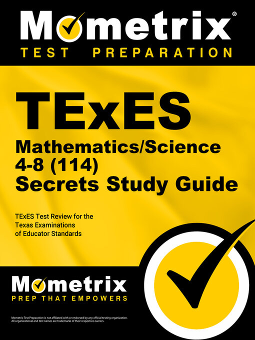 Cover image for TExES Mathematics/Science 4-8 (114) Secrets Study Guide